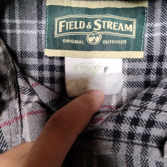 vintage field and stream shacket flannel - Picture 2 of 3